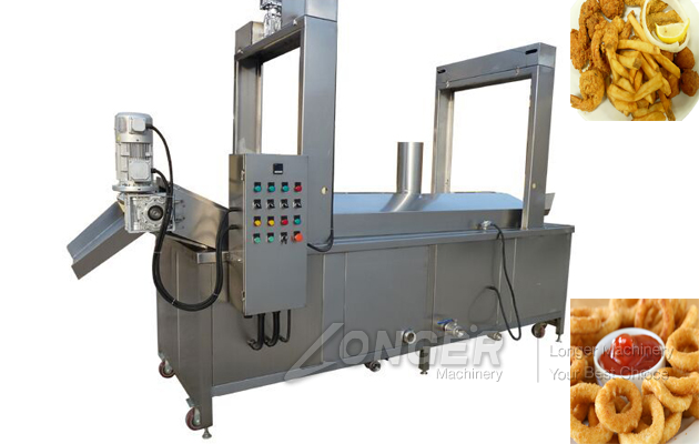 Continuous Peanut Frying Machine