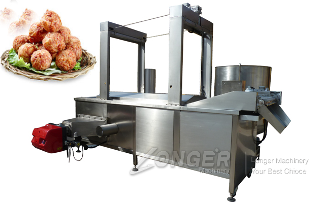 Continuous Chin Chin Frying Machine