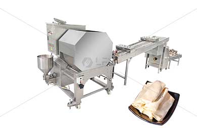 Automatic Spring Roll Wrapper Making Machine|Spring Roll Skin