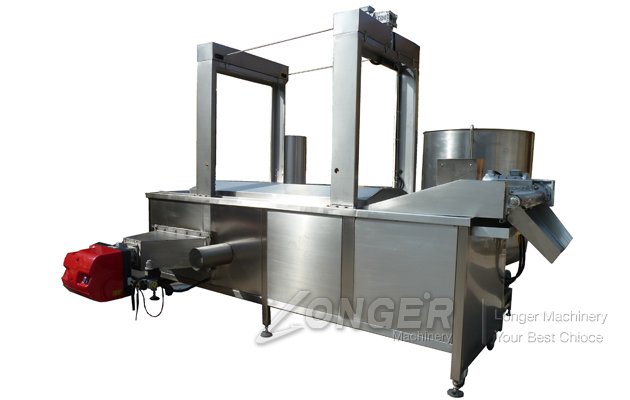 continuous peanut frying machine