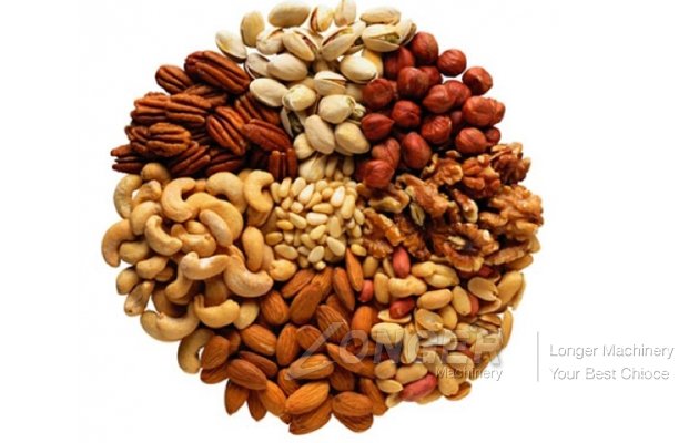 frying machine for nuts