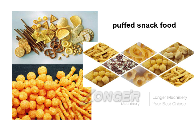 puffed snack food