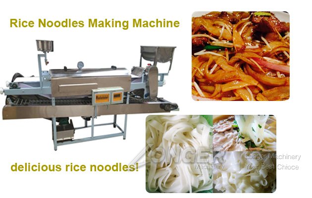 ho fun noodles making machine