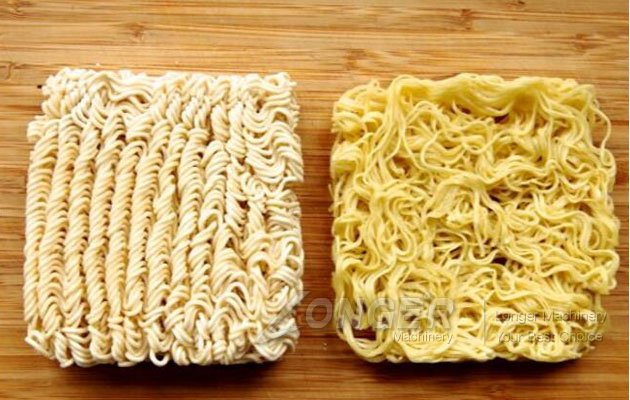 fried instant noodle and non-fried instant noodle